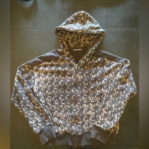 Men’s Punk Skull Hoodie Sweatshirt L-XL